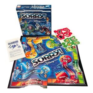 Sorry! The Disney Edition Pint Sized Travel Board Game 2005 Complete